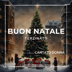 BUON NATALE (TERZINATO) CANTATO DONNA